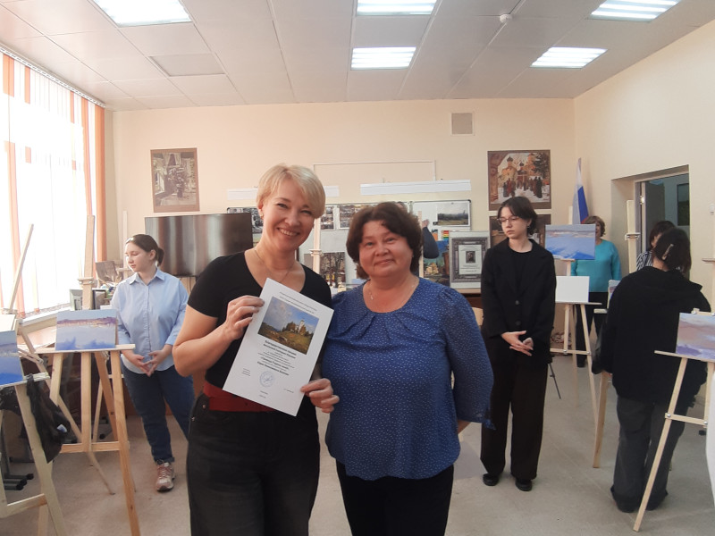 Торжественное завершение II городского конкурса рисунков «Природа Родины моей».